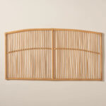 Malvina Modern Bohemian Natural Rattan Wall-mountable Headboard-Queen - Image 7