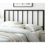 Kenvil Classic Queen Size Black Metal Headboard