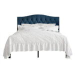 Classic Linen Button Tufted Upholstered Platform Bed - Image 24