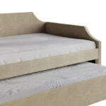 Elegance Linen Upholstered Twin Size Daybed with Trundle - Image 3