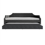 Elegance Linen Upholstered Twin Size Daybed with Trundle - Image 21