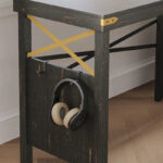 Farmhouse L Shaped Home Office Computer Desk with Storage Cabinet - Image 34