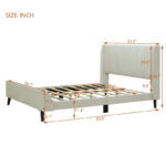 Full Size Upholstered Platform Bed - Image 11