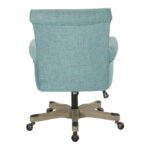 Megan Office Chair with Wood Base - Image 14