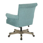 Megan Office Chair with Wood Base - Image 15
