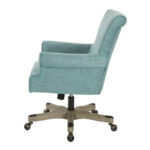 Megan Office Chair with Wood Base - Image 16