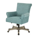 Megan Office Chair with Wood Base - Image 17