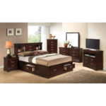 Louis Philippe Full Storage Platform Bed with 6 Storage Drawers - Image 27