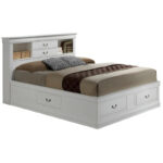 Louis Philippe Full Storage Platform Bed with 6 Storage Drawers - Image 10
