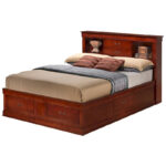 Louis Philippe Full Storage Platform Bed with 6 Storage Drawers - Image 18