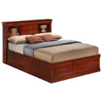 Louis Philippe Full Storage Platform Bed with 6 Storage Drawers - Image 19