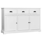 Multifunctional Wooden Buffet Sideboard Console Storage Cabinet - Image 4