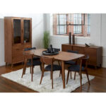Santos Mid-Century Modern Rectangular Dining Table