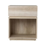 Madelia Transitional Whitewash Wood Side Table - Image 6