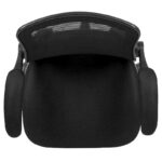 Mid-Back Mesh Ergonomic Drafting Chair with Foot Ring and Flip-Up Arms - Image 13