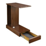 Monroe C-Table with Concealed Drawer, Concealment Furniture - Image 4