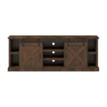 Farmhouse 85 inch TV Stand Console for TVs up to 95 inches, No Assembly Required, Aged Whiskey Finish - Image 3