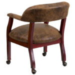 Conference Chair with Accent Nail Trim and Casters - Image 7