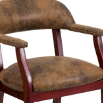 Conference Chair with Accent Nail Trim and Casters - Image 8