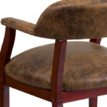 Conference Chair with Accent Nail Trim and Casters - Image 11