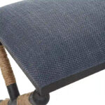 Firth Rustic Navy Bench - 48W x 21H x 16D - Image 9