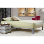Queen size Luna Metal Platform Bed Frame with Wood Slats - Image 3