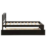 Twin size Platform Bed Wood Bed Frame with Trundle - Image 6