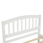 Twin size Platform Bed Wood Bed Frame with Trundle - Image 23