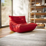 Furgle Microfiber Leather Sofa Ergonomic Design Lazy Sofa Floor Sofa - Image 10