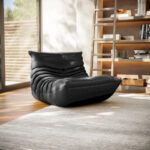 Furgle Microfiber Leather Sofa Ergonomic Design Lazy Sofa Floor Sofa - Image 11