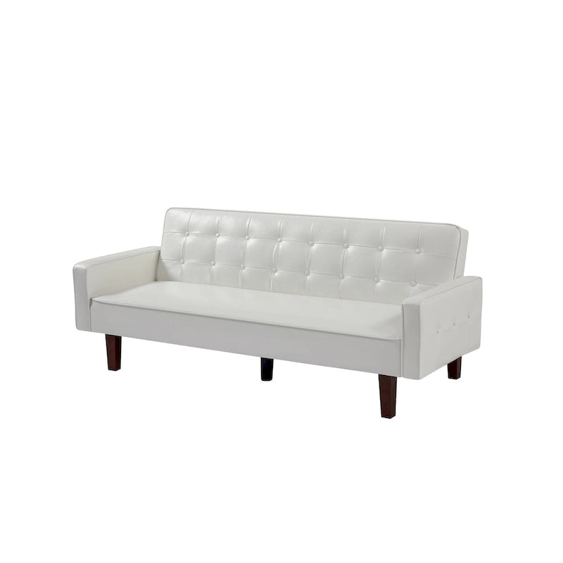 9408121143455_557999 PU Leather Sofa Bed - Image 1