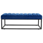 Modern Metal Base Upholstered Bench for Bedroom for Entryway - Image 8