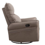 Modern PU Leather Rocker Seating Glider Swivel Recliner Chair - Image 6