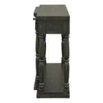 Retro Senior Console Table for Hallway Living Room Bedroom with 4 Front Facing Storage Drawers and 1 Shelf - Image 6