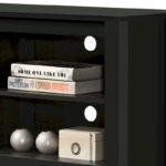 70 W TV Stand with Open Shelves and Cable Management - Image 2