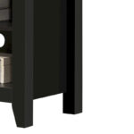 70 W TV Stand with Open Shelves and Cable Management - Image 4