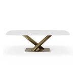 Modern Rectangle Sintered Stone Large Dining Table - Image 12
