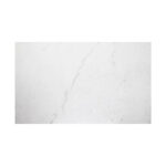Pariso Modern White Marble-Top Dining Table - 60W x 30H x 36D - Image 8