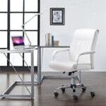 Contemporary PU Leather Executive Chair with High Back - Image 3