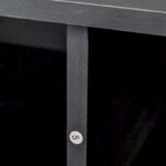 White modern minimalist TV cabinet 80 inch TV stand - Image 12