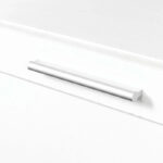 White modern minimalist TV cabinet 80 inch TV stand - Image 23