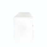 White modern minimalist TV cabinet 80 inch TV stand - Image 25