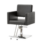 PVC Leather Stainless Steel Foot Operated Salon Styling Chair - Image 16