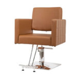 PVC Leather Stainless Steel Foot Operated Salon Styling Chair - Image 10