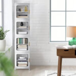 Javlergo 65 Narrow Tall Storage Bin, 4 Tier Foldable Kitchen Storage Cabinet Organizer,Freestanding Kitchen Pantry - Image 11