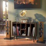 Record Player Stand with Power Outlet and USB Ports, Vinyl Record Storage Table,Vinyl Holder Display Shelf - Image 16