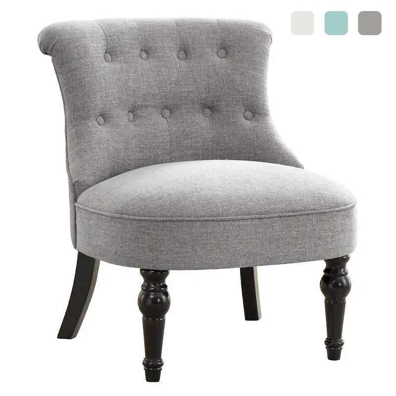 9542989480095_556060 Living Room Armless Accent Comfy Chair - Image 1