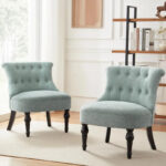 Living Room Armless Accent Comfy Chair - Image 6