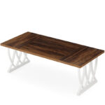 71 Wood Metal Home Office Executive Computer Desk Writing Table - Image 18