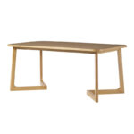 Middlebrook Modern Solid Wood Dining Table with Geometric Legs - Image 11